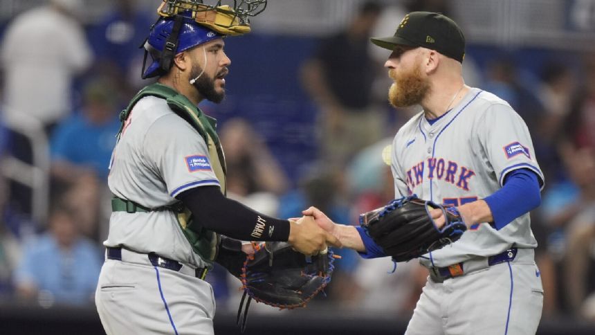 Bader, Taylor spark 4-run first inning, Diaz not used, Mets beat Marlins 7-3 to avoid series sweep
