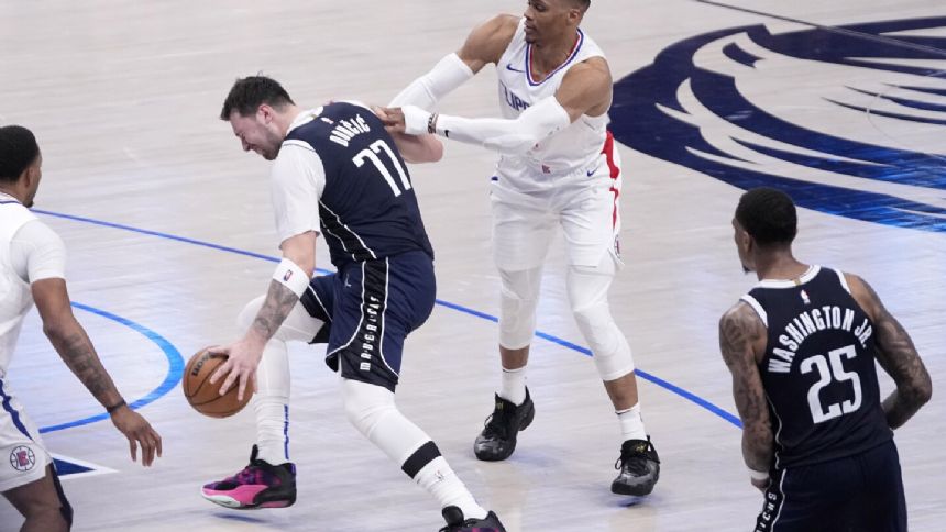 Luka Doncic and defensive-minded Mavs take a chippy 101-90 win over Clippers for 2-1 series lead