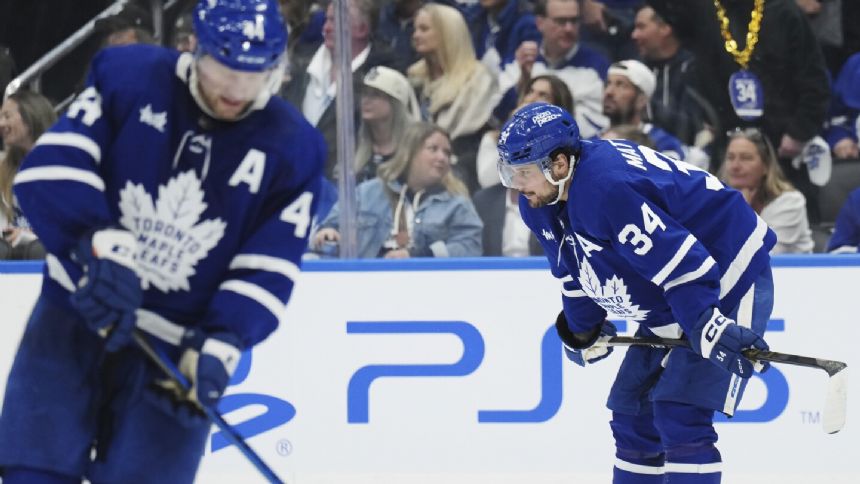 Maple Leafs star Auston Matthews out for potential elimination matchup with Bruins
