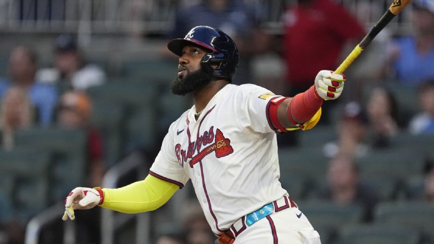 Ozuna homers twice, Sale shuts down former team as Braves beat Red Sox 5-0