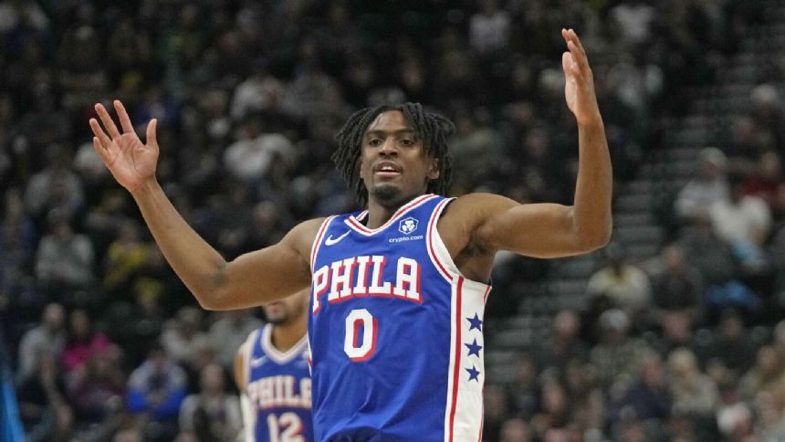 1st-time All-Star Maxey scores career-high 51 points to help Embiid-less 76ers beat Jazz 127-124