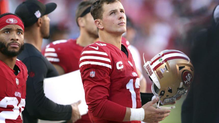49ers QB Brock Purdy vows to be 'smart with the ball' after 5 interceptions during a 3-game skid