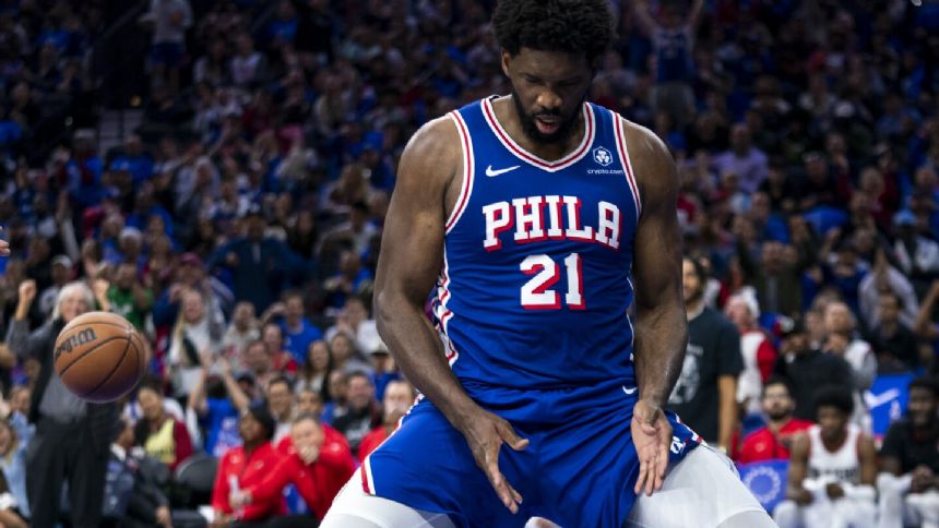 76ers Joel Embid fined $35K for obscene gestures during victory over Trail Blazers
