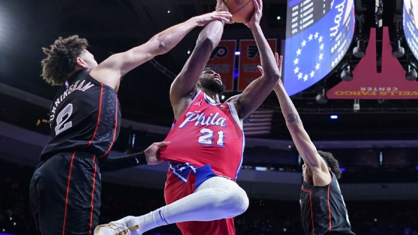 76ers send Pistons to franchise-record 22nd straight loss; Spurs top Lakers to halt 18-game skid