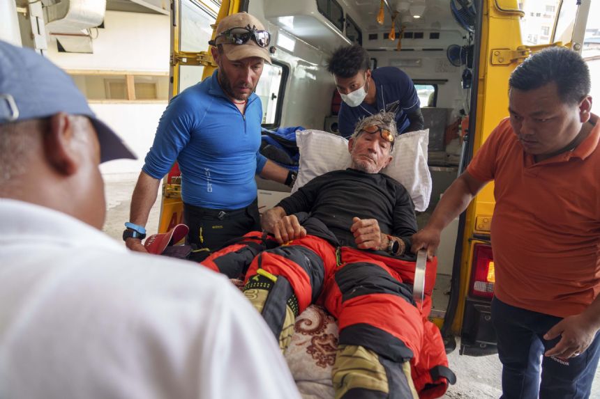 84-year-old climber rescued from mountain in Nepal while seeking record