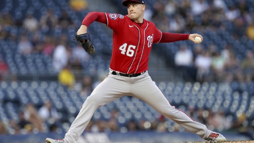 Abrams homers twice, Corbin pitches into the seventh as Nationals ease past Pirates 6-2
