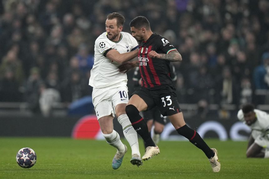 AC Milan reaches CL quarterfinals after 0-0 draw with Spurs