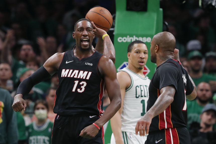 Adebayo leads Heat to 109-103 win over Celtics in Game 3