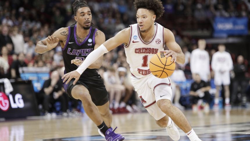 Alabama gets big game from Mark Sears, beats Grand Canyon 72-61 in March Madness