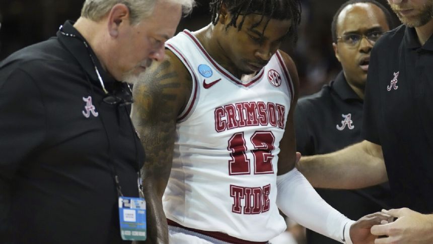 Alabama's Latrell Wrightsell Jr. will be gametime decision vs. North Carolina in NCAA Tournament