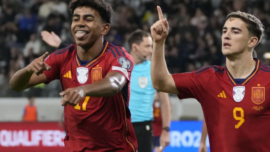 Already qualified Spain wins at Cyprus to stay 1st in its Euro 2024 qualifying group