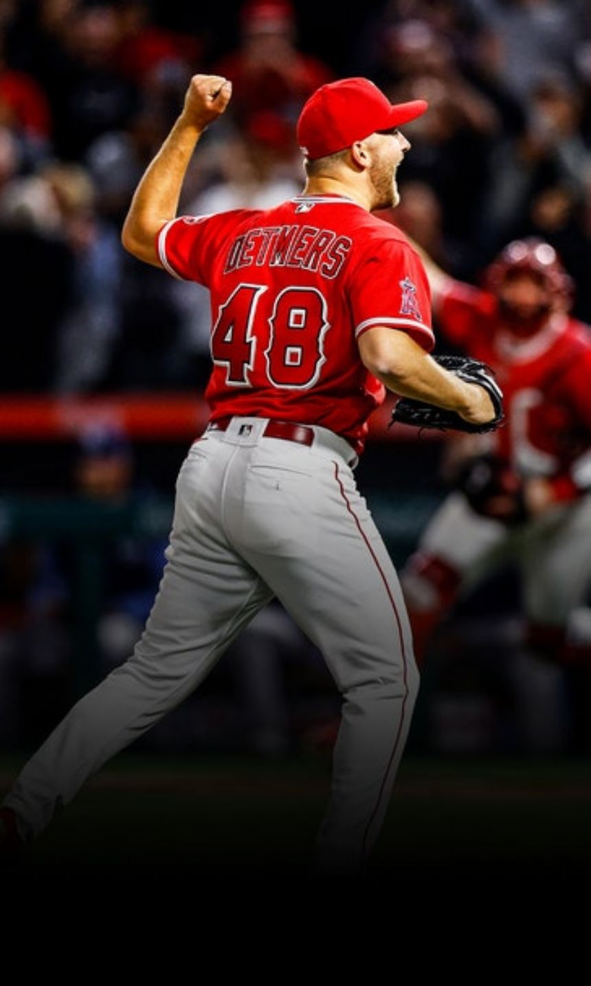 Angels' Reid Detmers throws first solo no-hitter of season