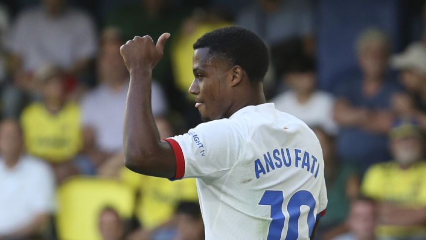 Ansu Fati joins Brighton on season-long loan from Barcelona