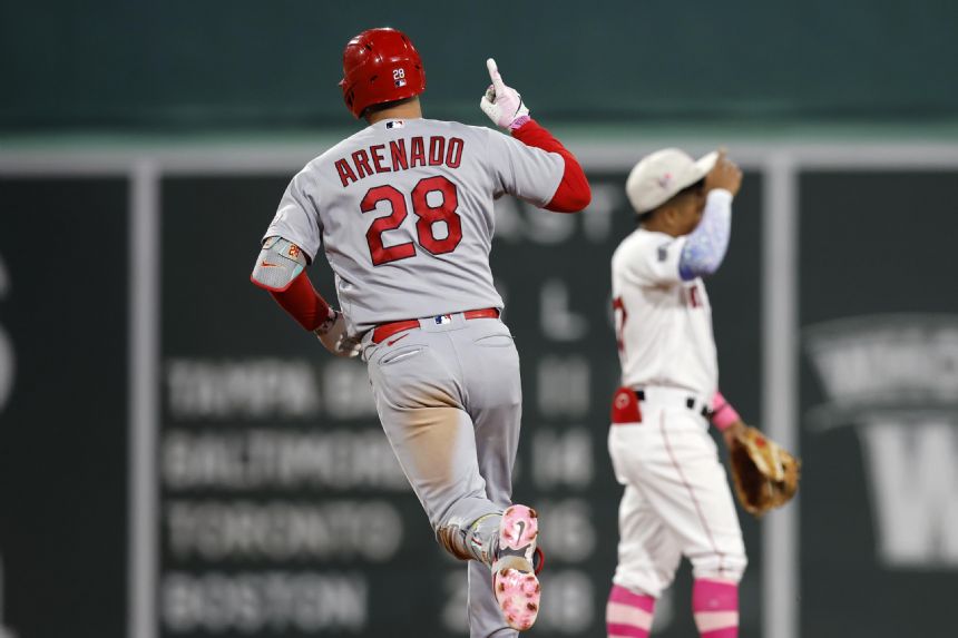 Arenado, Cardinals complete 3-game sweep with 9-1 rout of Red Sox