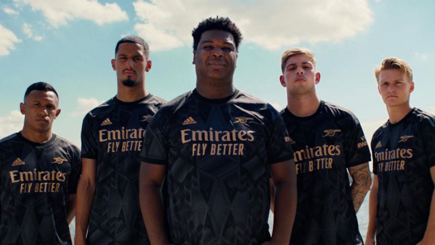 Arsenal unveil black and gold away kit with the help of Orlando activist Aston Mack