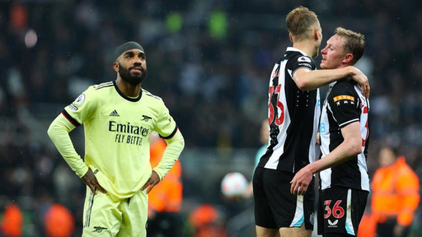 Arsenal's Champions League hopes hang by a string as they run out of steam at Newcastle