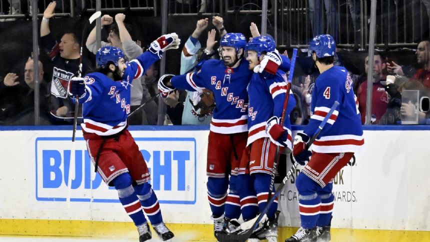 Artemi Panarin scores 49th goal as Rangers beat Senators 4-0 to clinch Presidents' Trophy