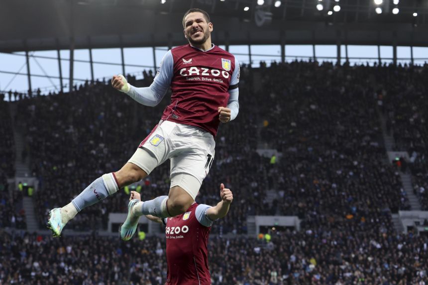 Aston Villa beats toothless Spurs 2-0 in Premier League
