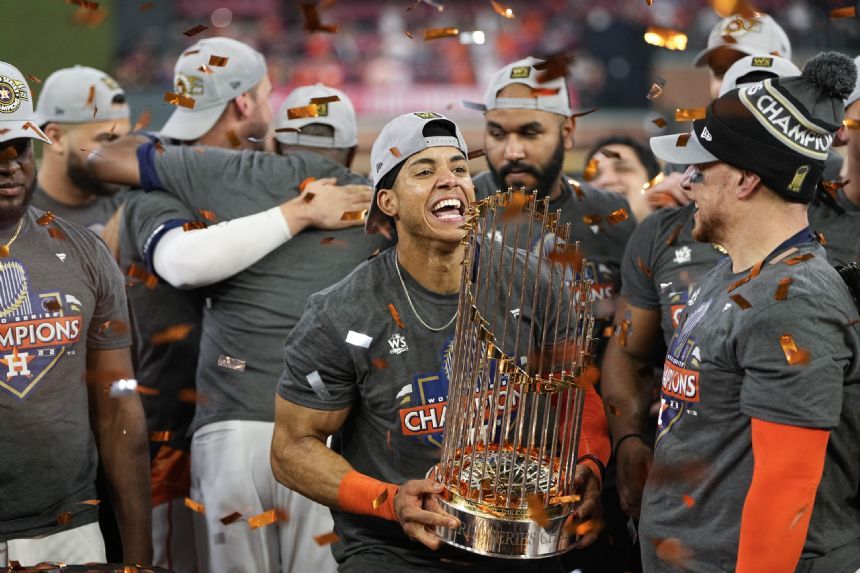 Astros' Pena 1st rookie hitter to win World Series MVP