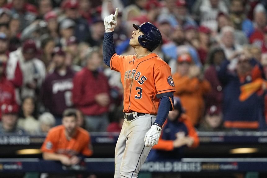 Astros rookie star Pena delivers again in World Series win