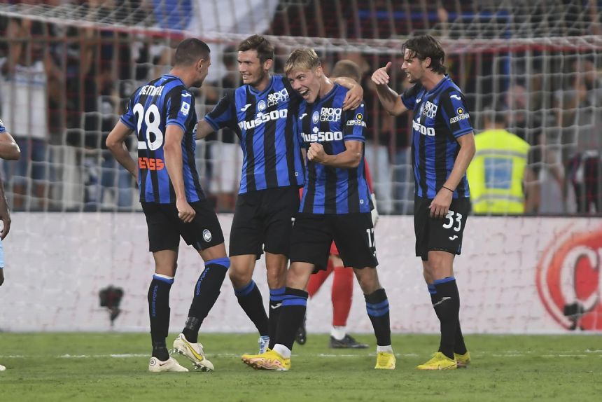 Atalanta beats Berlusconi's Monza 2-0, moves atop Serie A