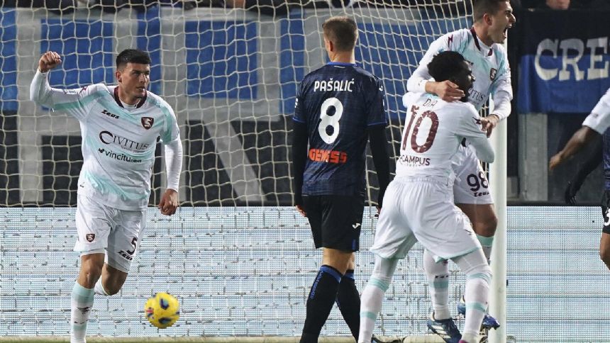 Atalanta second-half goal rush hammers Salernitana in Serie A