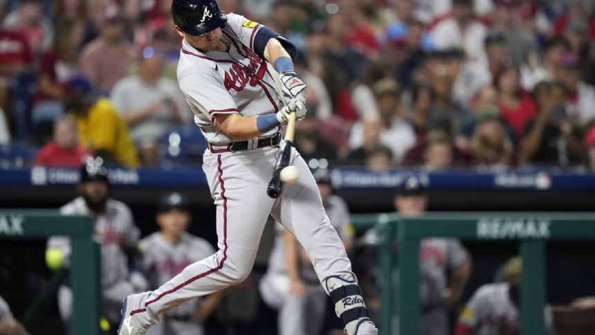 Atlanta Braves clinch 6th straight NL East title, beat Phillies 4-1 as Strider gets 17th win