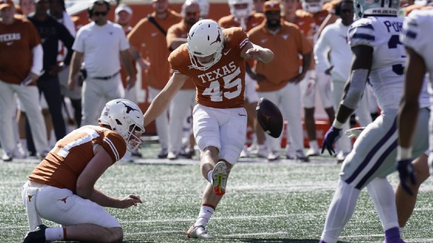 Auburn FG and late defensive stand lift No. 7 Texas over No. 25 Kansas State 33-30 in OT