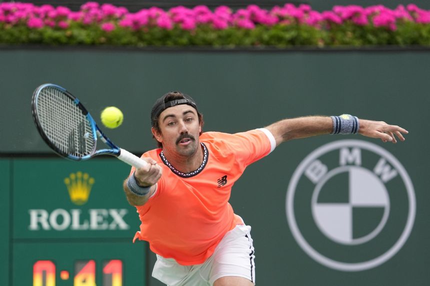 Aussie Thompson takes down Tsitsipas at BNP Paribas Open