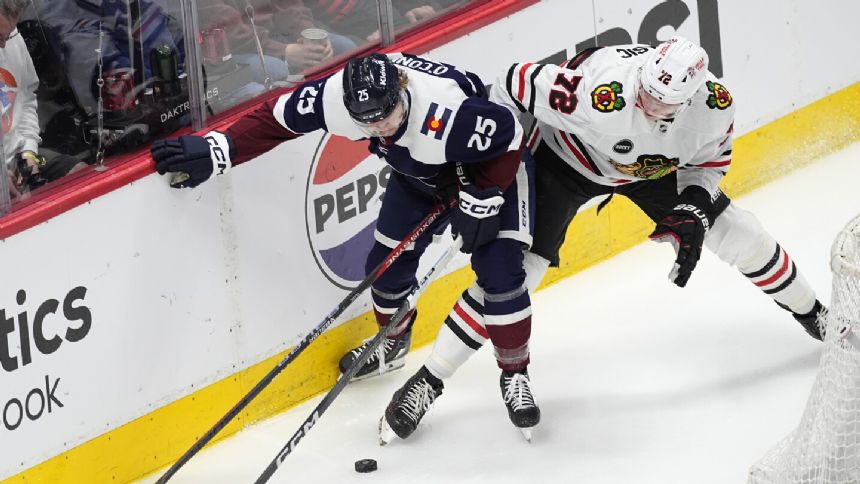 Avalanche forward Logan O'Connor will undergo season-ending hip surgery