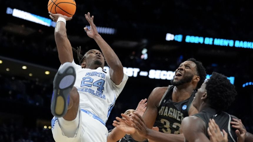 Bacot, Withers help No. 1 seed North Carolina beat No. 16 seed Wagner in March Madness