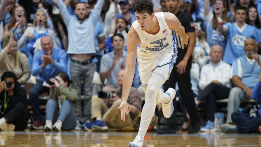 Bacot's big game leads No. 19 North Carolina past Radford 86-70