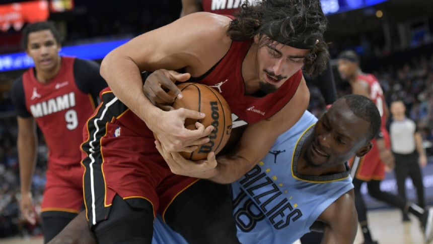 Bam Adebayo scores 30 points, Jaime Jaquez Jr. hits late 3-pointer as Heat beat Grizzlies 108-102
