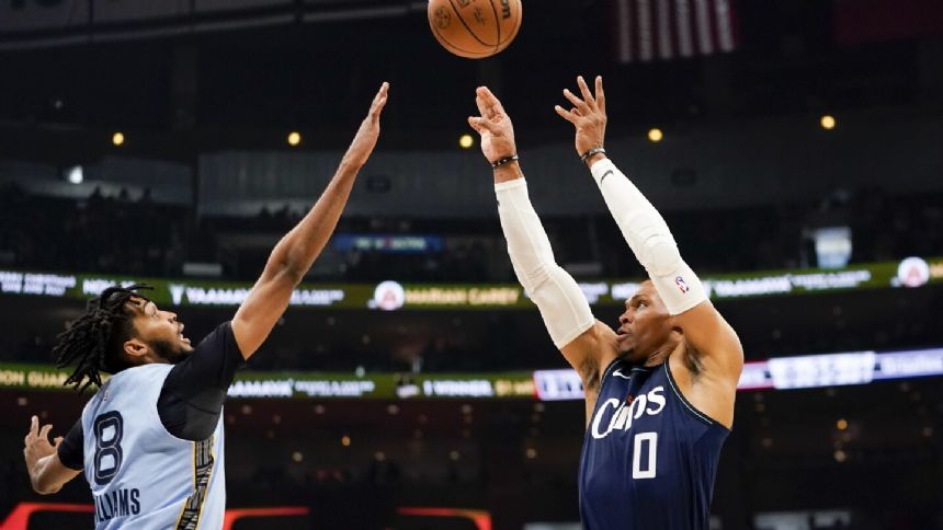 Bane scores 27 points, Grizzlies survive Clippers' 4th-quarter charge for 2nd win, 105-101