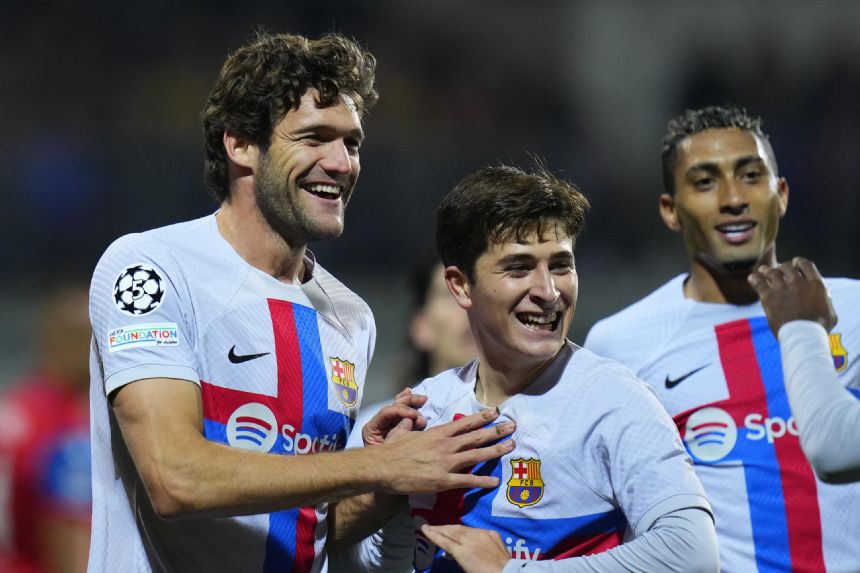 Barca ends Champions League campaign with 4-2 win over Plzen
