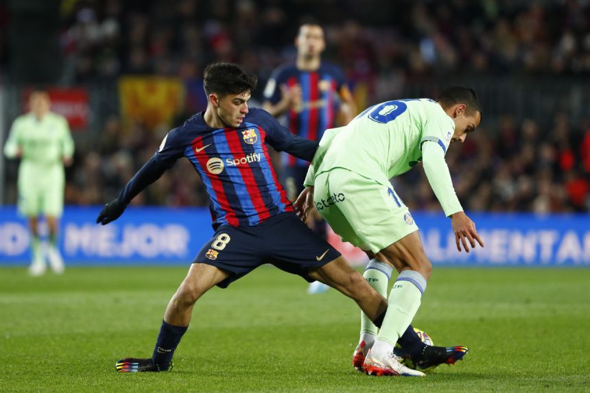 Barcelona edges Getafe 1-0 to increase Spanish league lead
