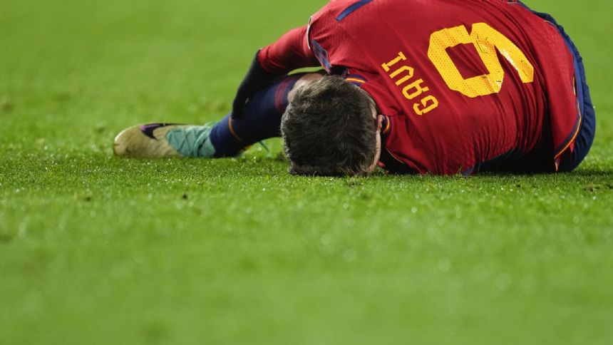 Barcelona midfielder Gavi to undergo surgery for knee injury sustained with Spain's national team
