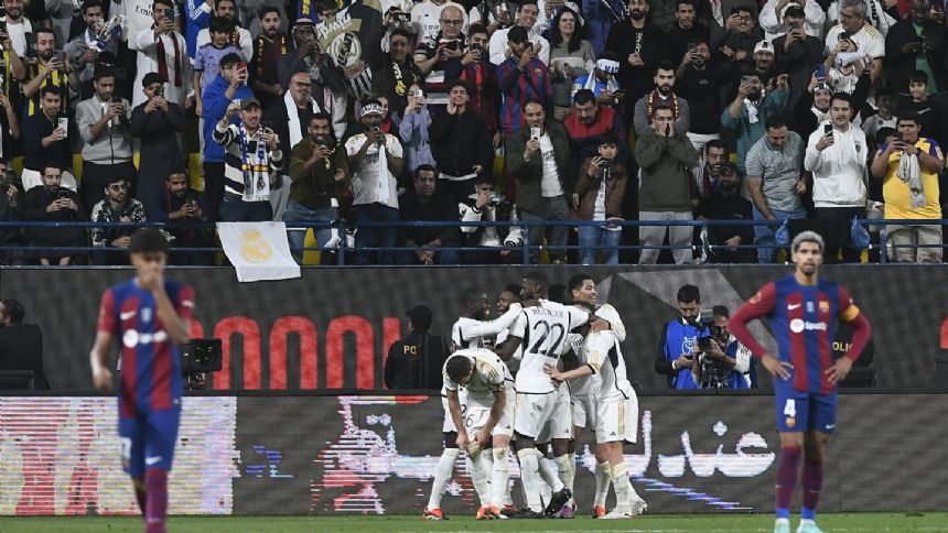 Barcelona ready to 'reset' after loss to Madrid. Vinicius celebrates hat trick but vows to improve