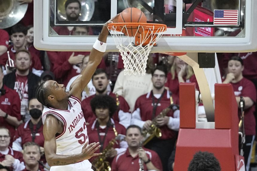 Bates, Johnson lead No. 11 Indiana past Jackson State 90-51