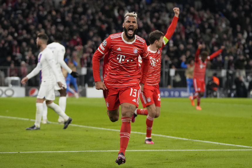 Bayern beats PSG, advances to Champions League quarterfinals