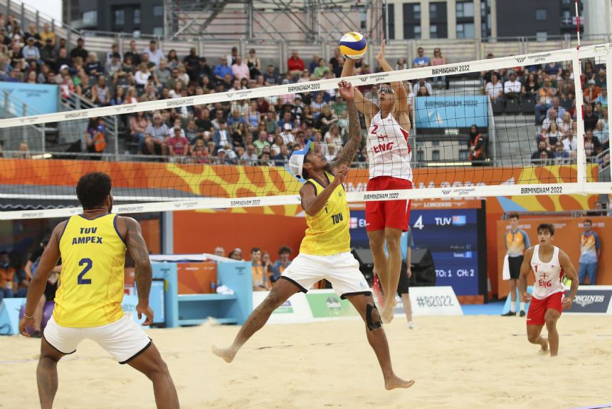 Beach volleyball athletes shine spotlight on island peril