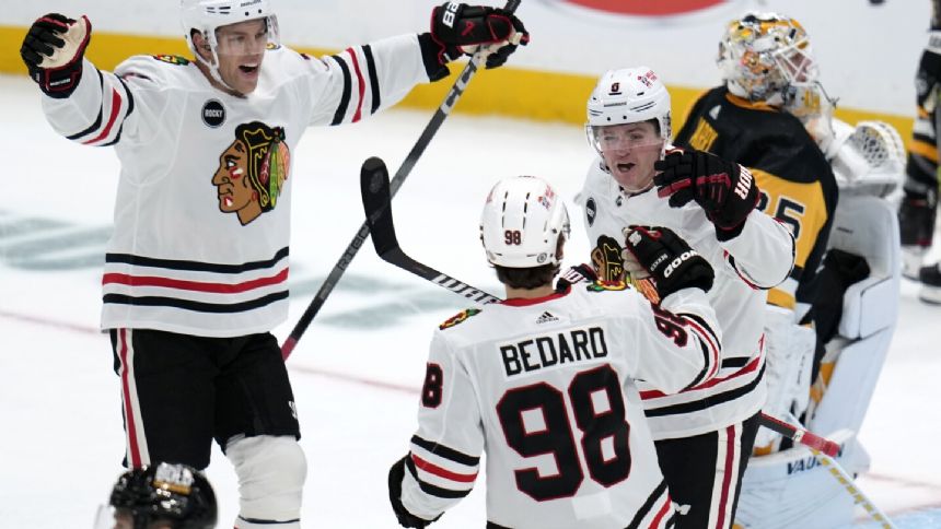 Chicago Blackhawks vs. Pittsburgh Penguins odds: How to bet Connor Bedard's  debut