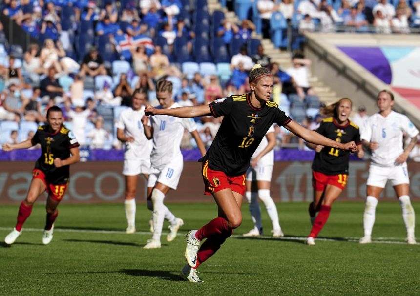 Belgium, Iceland draw 1-1 at Women's European Championship