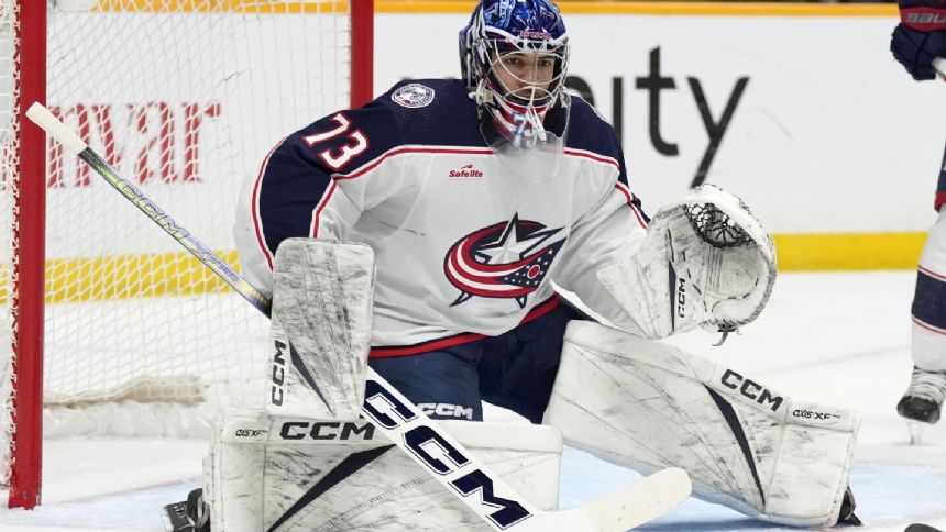 Blue Jackets sign goaltender Jet Greaves to a 2-year, 2-way contract