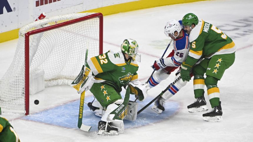 Boldy's fortunate bounce gives Wild 5-4 shootout win over Rangers