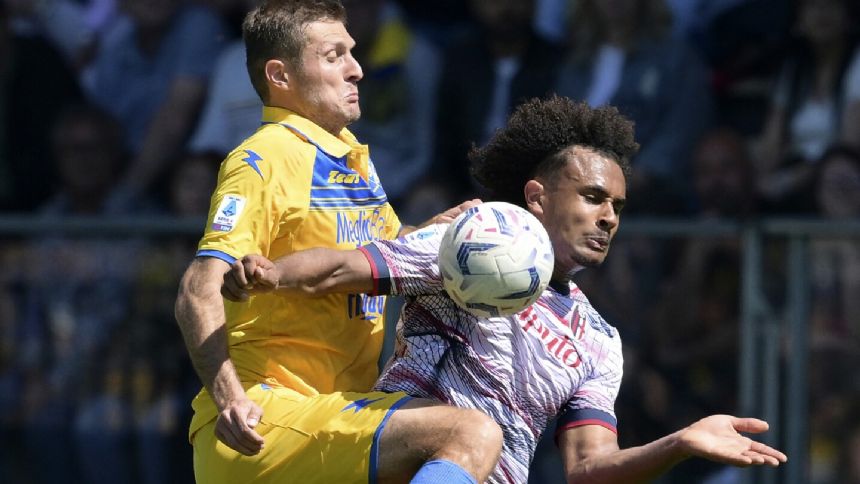 Bologna blows last-gasp chance in 0-0 draw at Frosinone and misses opportunity to go 3rd in Serie A