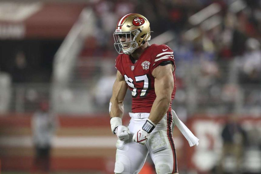 Bosa is back at rookie level, leading 49ers' defense