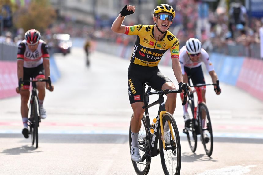 Bouwman gets 1st grand tour stage win, Lopez keeps Giro lead