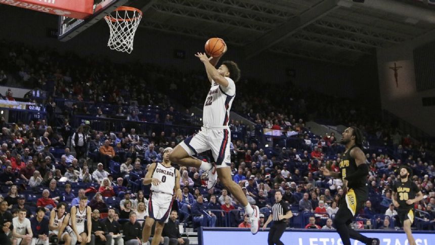 Braden Huff and Graham Ike lead the way as No. 7 Gonzaga cruises past Arkansas-Pine Bluff 111-71