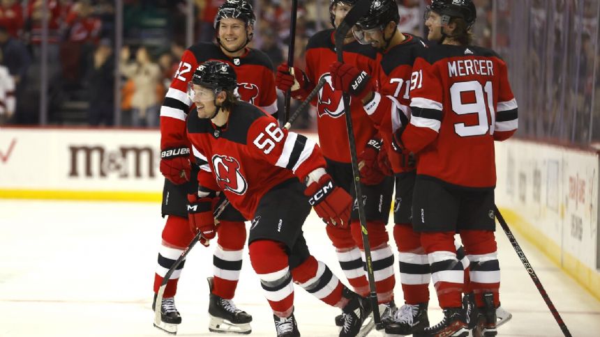 Bratt scores twice as Devils edge Wild 4-3